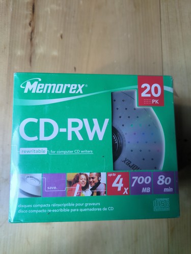 New pack memorex rw - 20,